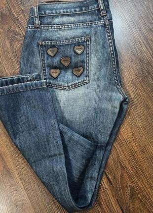 Moschino, джинсы укороченные, кюлоты, лето1 фото