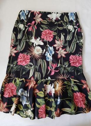 Качественная красивая юбка с оборкой2 фото