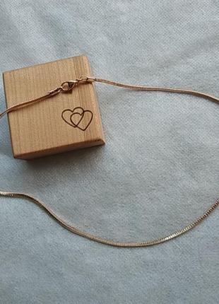 Ланцюжок xuping 45х0,2 см
позолота
медзолото
ювелірна біжутерія