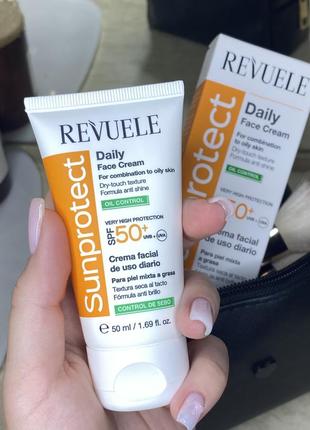 Солнцезащитный крем для лица revuele spf 50