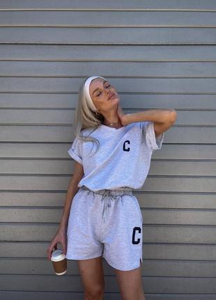 Костюм футболка и шорты❤️