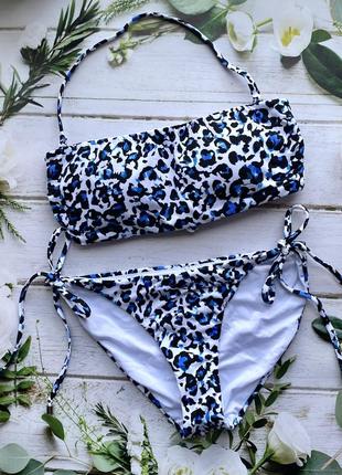 Купальник victoria’s secret синій лео