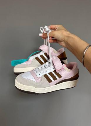 👟 кросівки  adidas forum low   be the chocolate to my strawberry     / наложка bs👟