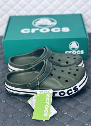 Crocs bayaband cloc khaki кроксы мужские летние хаки унисекс