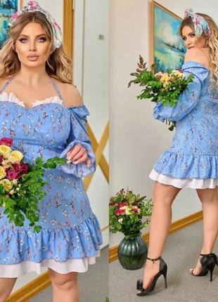 Романтична літня сукня💙🌸🌸🌸