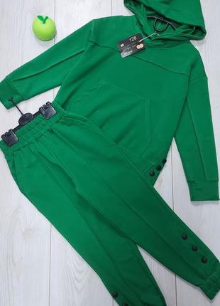 Стильный 🍏 спортивный костюм для девушки,зеленый