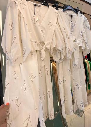 Костюм из льна льняной костюм блуза брюки брюки красивый стильный нарядный2 фото