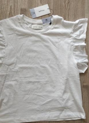 Біла базова футболка, розмір м-l