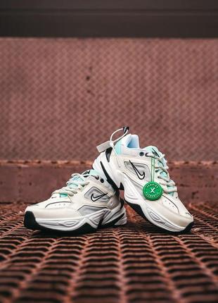 Жіночі кросівки nike m2k t*kno white light blue
