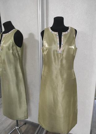 Дизайнерська сукня плаття сарафан з вишивкою бісером day birger & mikkelsen3 фото