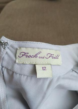 Платье froch and frill,в пайетках и вышиванкой,4 фото