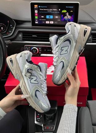 Жіночі кросівки new balance 530 beige silver premium