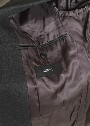 Серый пиджак, жакет alfani. 100% шерсть (шерсть). выполнен в коре, из магазина macy's. винтажный5 фото