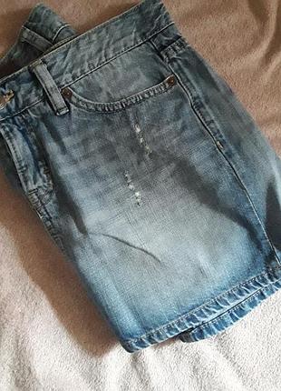 Джинсовая юбка h&amp;m pp.m 3