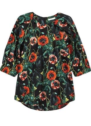 Блузка в маки