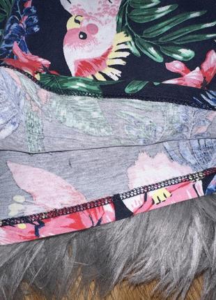 Яскравий бавовняний сарафан сукня з принтом h&m 6-7р9 фото