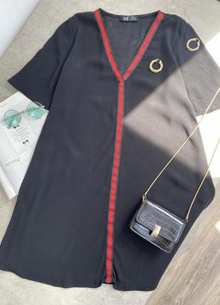 Базовое черное платье zara