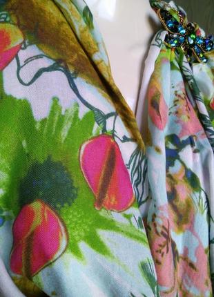 Очаровательный снуд шарф палантин платок cecil цветочный принт4 фото