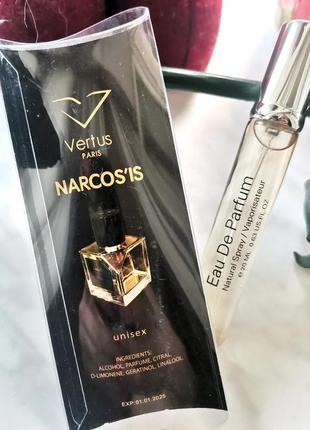 Унисекс мини парфюм vertus narcos'is, 20 мл