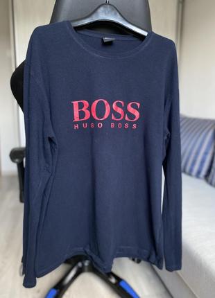 Футболка лонгслив с длинным рукавом hugo boss