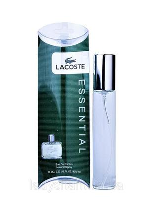 Мужской мини парфюм lacoste essential, 20 мл2 фото