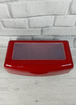 Контейнер для стерилизации маникюрных инструментов (красный)3 фото