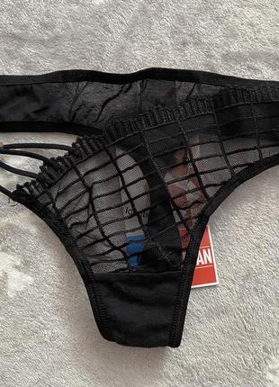 Секси кружевные трусики стринг identic denim