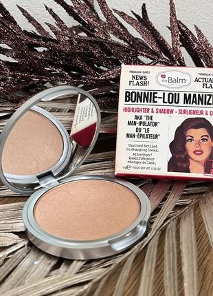 Оригінал thebalm bonnie-lou manizer highlighter &amp; shadow хайлайтер оригинал хайлайте