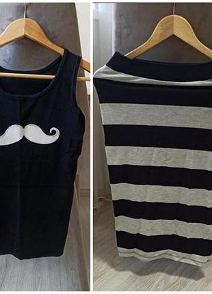 Костюм комплект спідниця юбка міді миди майка футболка набор набір