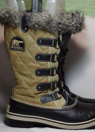 Термоботинки sorel tofino waterproof ботинки сапоги зимние женские оригинал 40-41р/27см