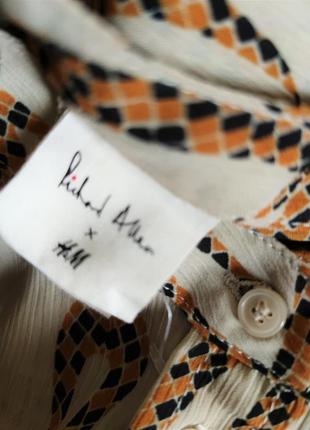 Дизайнерська сорочка туніка колаборація langard allan x h&amp;m/5853/5 фото