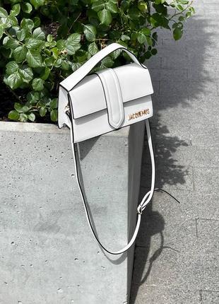 Женская сумка кроссбоди клатч белый цвет jacquemus3 фото
