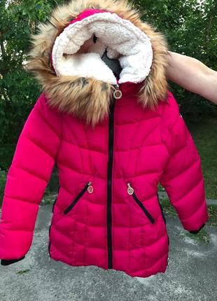 Зимняя курточка девочке1 фото