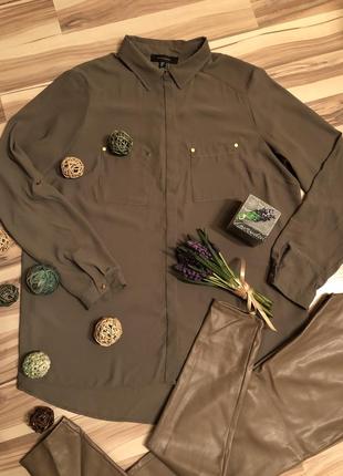 Блуза, рубашка цвета хаки (uk🇬🇧)