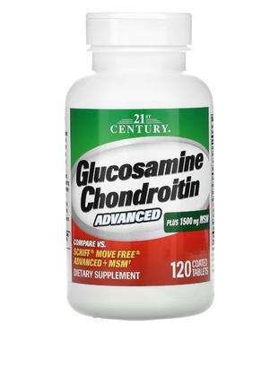 21st century glucosamine and chondroitin глюкозамін і хондроїтин 120 таблеток