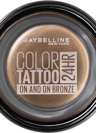 Maybelline new york color tattoo 24 hour тон on and on bronze