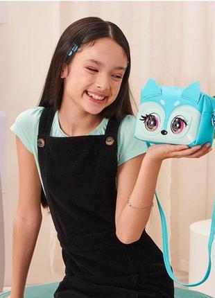 Интерактивная сумочка purse pets лисичка блуфокси spin master😍 сумка3 фото