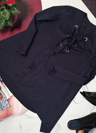 Модная блуза zara, хлопок, размер xs/s