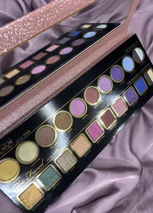 Палетка тіней too faced then and now1 фото