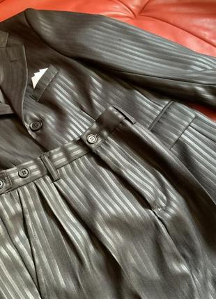 Нарядный чёрный костюм тройка (5 предметов)5 фото