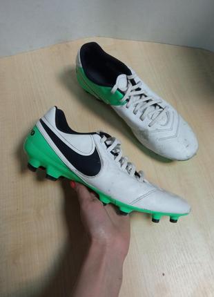 Бутсы nike timempo genio ii fg (819213-103) оригинал