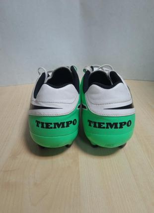 Бутси nike tiempo genio ii fg (819213-103) оригінал5 фото