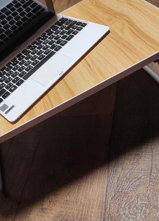 Стіл складаний дерев'яний столик для ноутбука та планшета10 фото