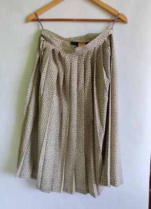 Юбка миди плиссе