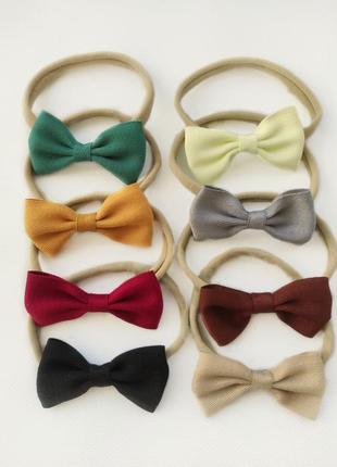 Повязочки для малышей бантики