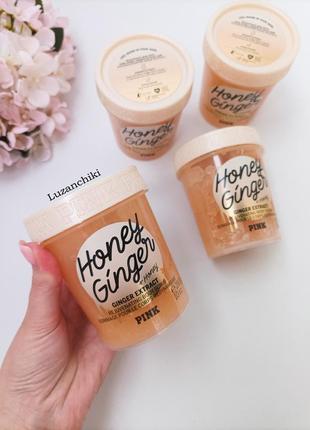 Скраб honey ginger victoria's secret pink body scrub1 фото