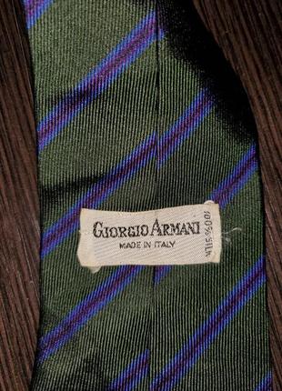 Краватка в смужку armani2 фото