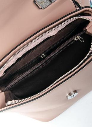 Жіноча сумочка-клатч fashion 9998 пудра4 фото