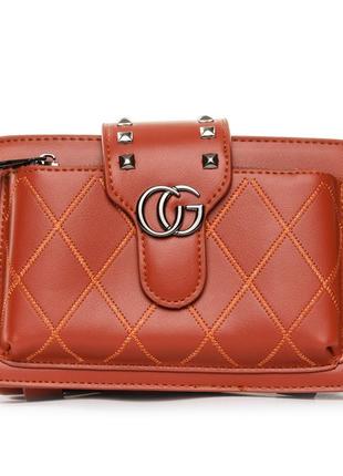 Женская сумочка-клатч fashion 3800 рыжий