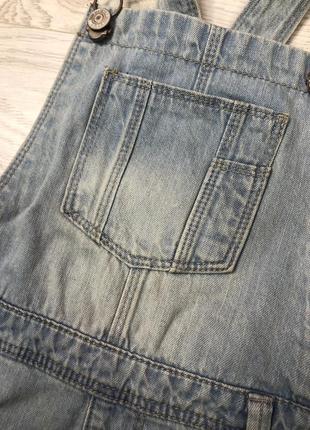 Комбінезон джинсовий шорти короткий3 фото